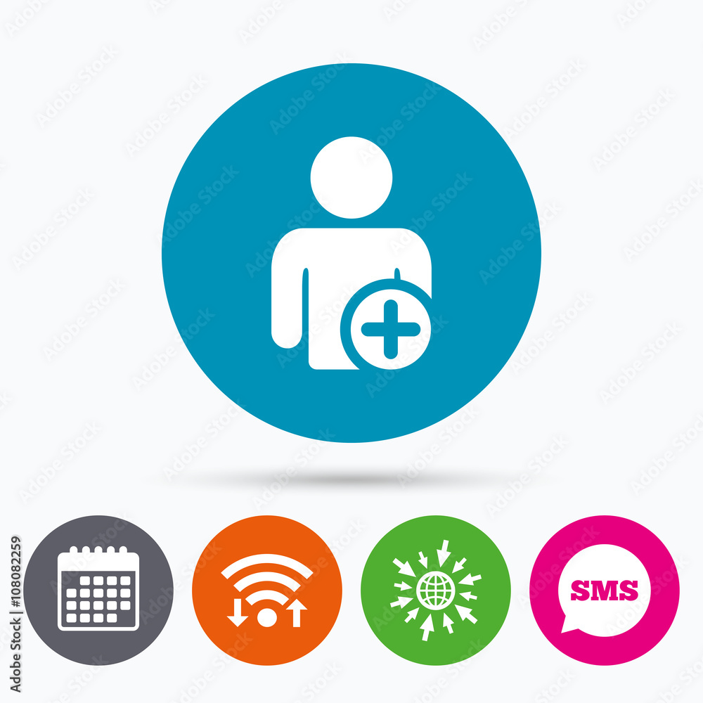 Add user sign icon. Add friend symbol. Add user sign icon. Add friend symbol.