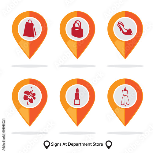 Free Download sign in department store set A - GFXLoad