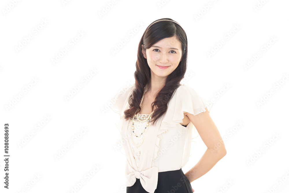笑顔の女性 笑顔の女性