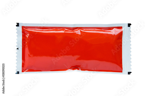 tomato sauce ketchup sachet package