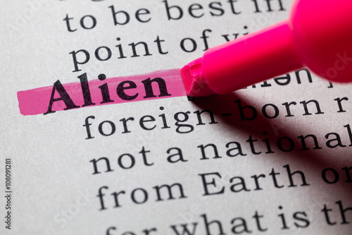 definition of alien
