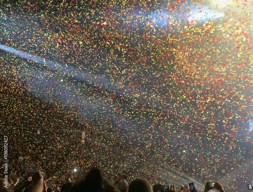 Concert confetti