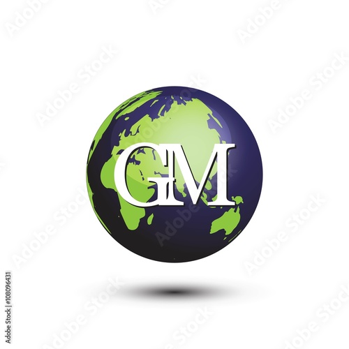 Free Download innitial letter globe logo vector - GFXLoad