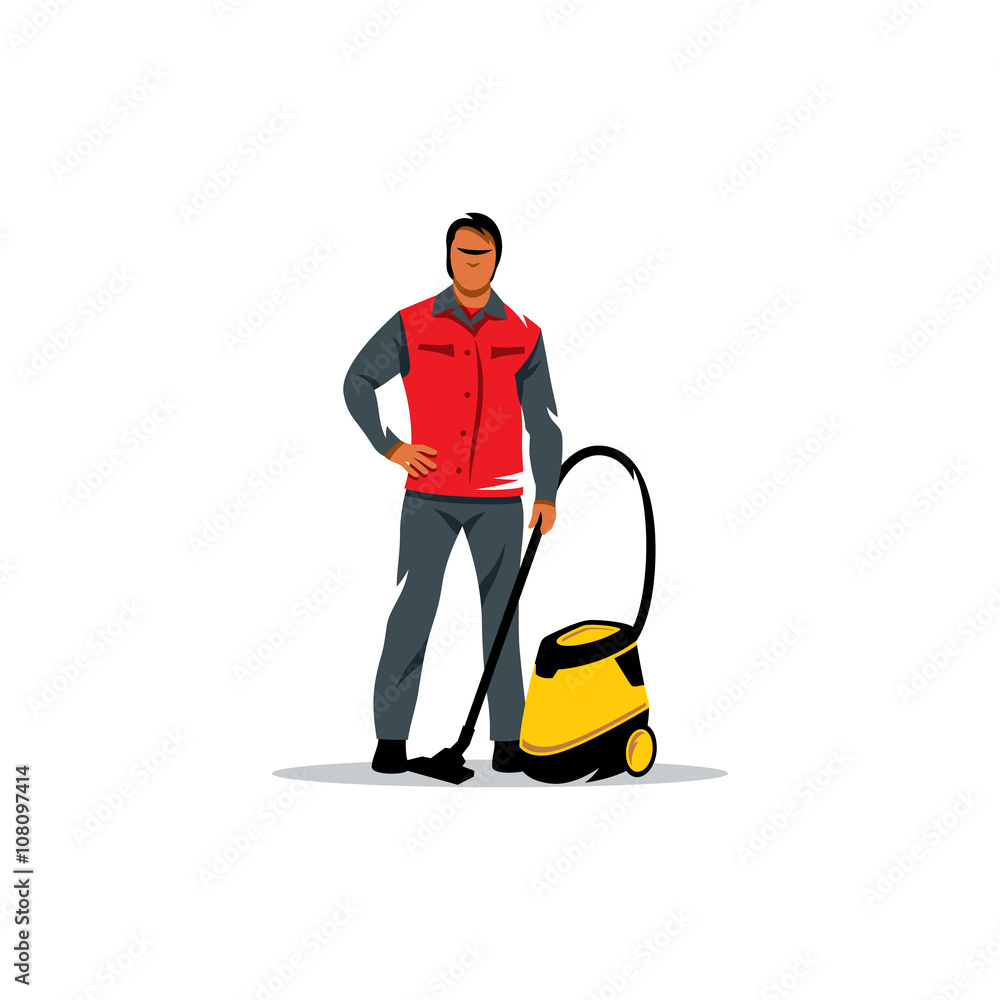 Cleaning service. Vector Illustration. Cleaning service. Vector Illustration.