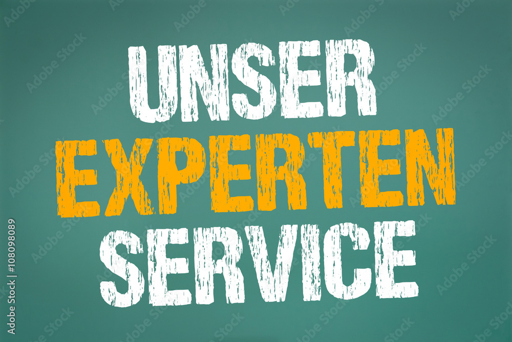 Obraz premium Unser Experten Service