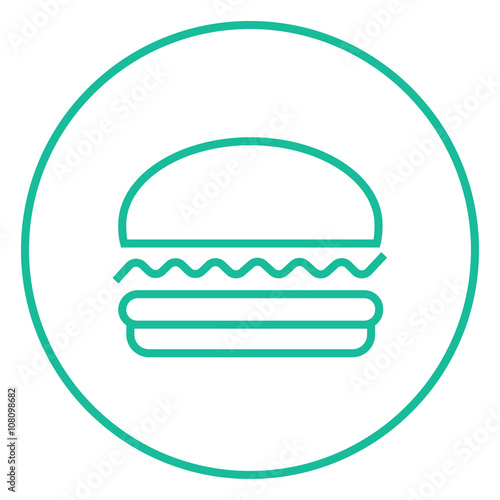 Hamburger line icon.