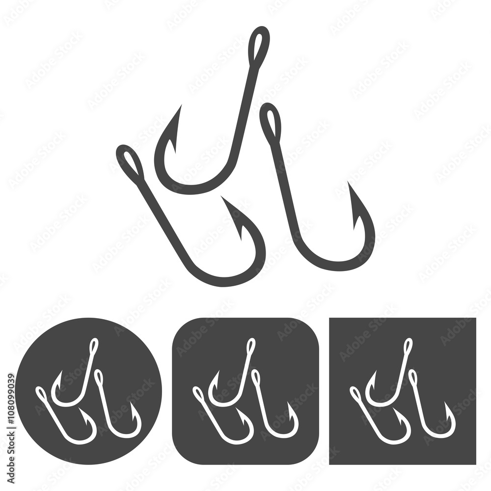 Hook icon - vector icons set