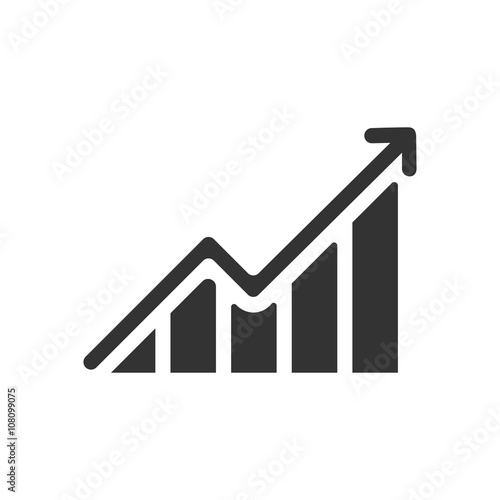 growing graph icon