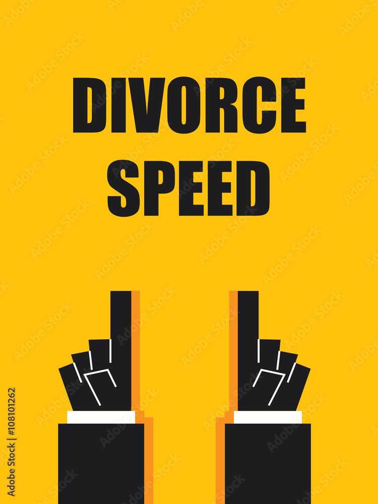 DIVORCE SPEED signs and symbols DIVORCE SPEED signs and symbols
