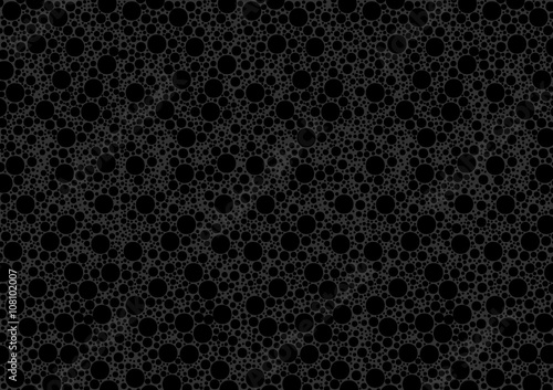 Black Dotted Texture - Background Illustration, Vector