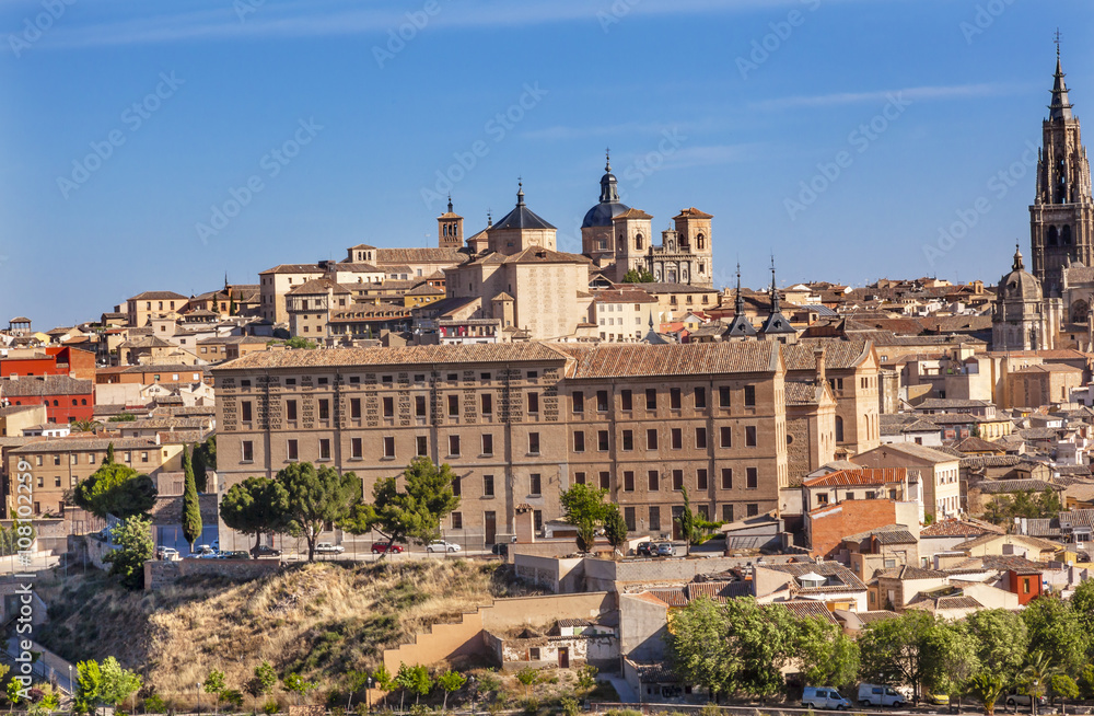 Cathedral Churches Medieval City Toledo Spain