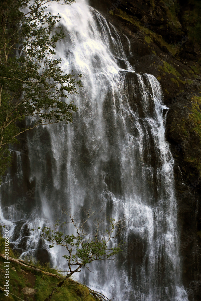 Norway, Brekkefossen Waterfall Norway, Brekkefossen Waterfall