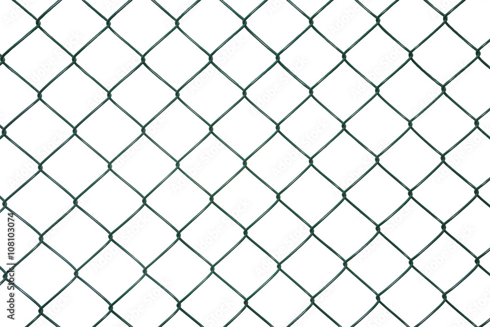 treated fence grid on a white background picture treated fence grid on a white background picture