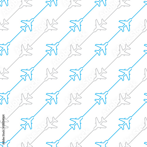 seamless airplane lines