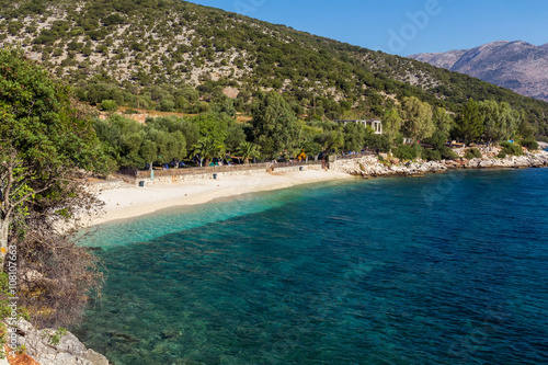Exotic beach in Kefalonia, Greece © stockbksts
