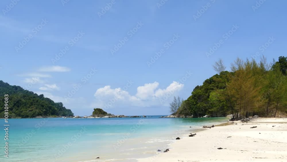 Sea beach blue sky at Kamtuk Island, Ranong, Thailand Sea beach blue sky at Kamtuk Island, Ranong, Thailand