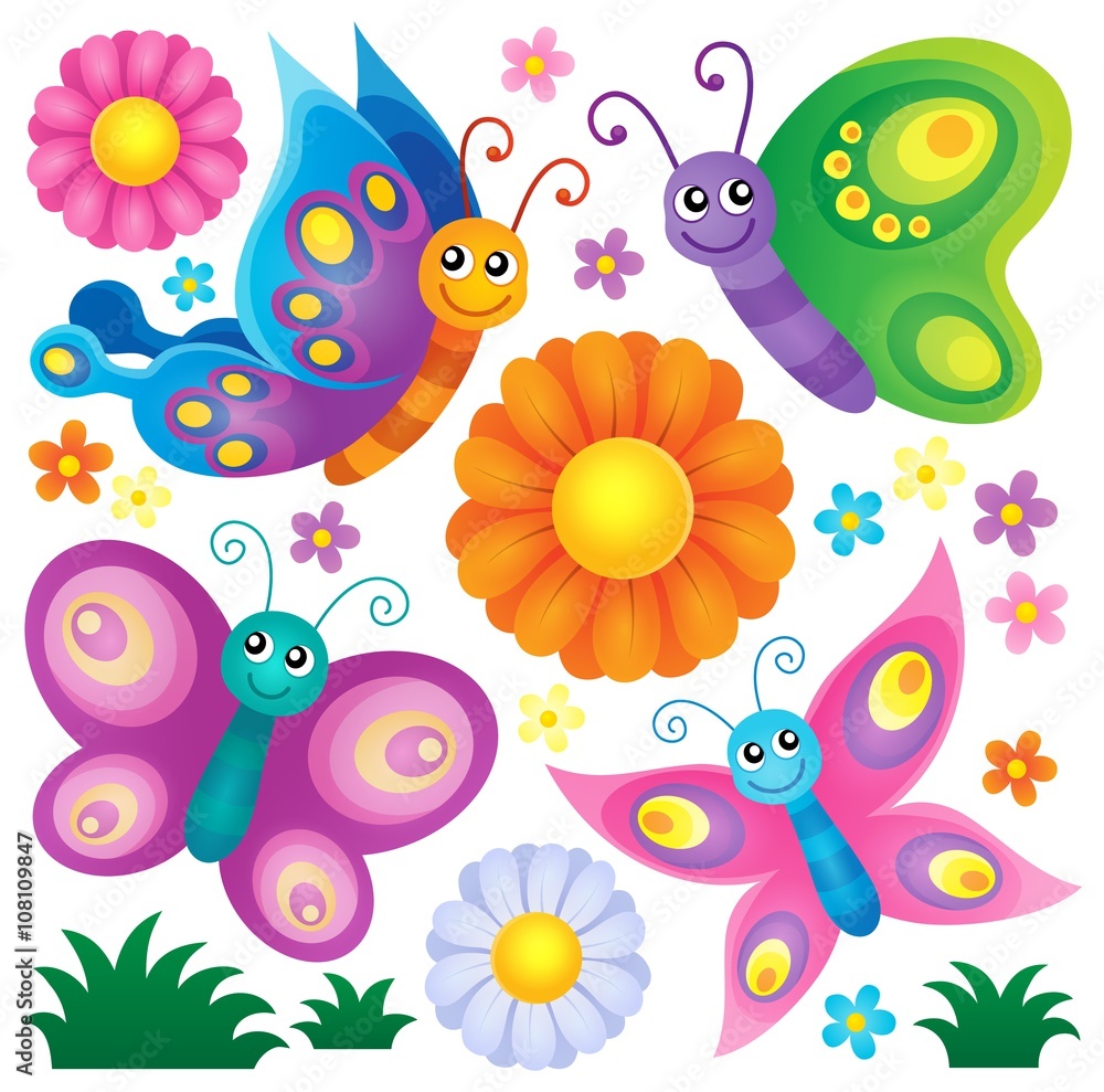 Happy butterflies theme set 2 Happy butterflies theme set 2