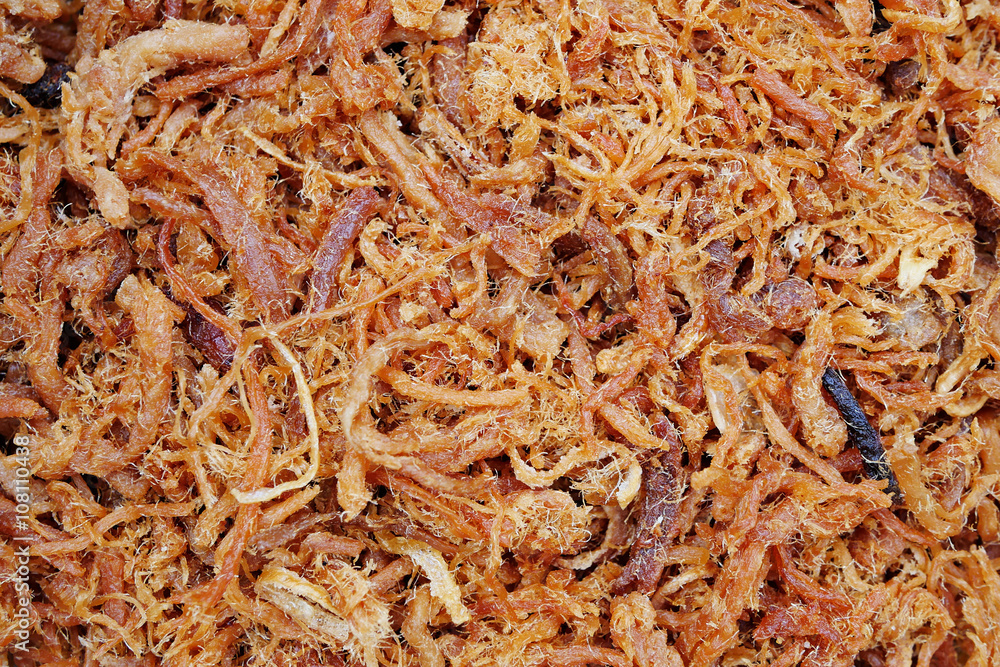 crispy shredded pork, asian gourmet snack food
