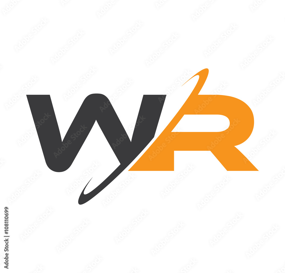 WR initial logo with double swoosh
WR initial logo with double swoosh