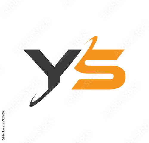 YS initial logo with double swoosh
