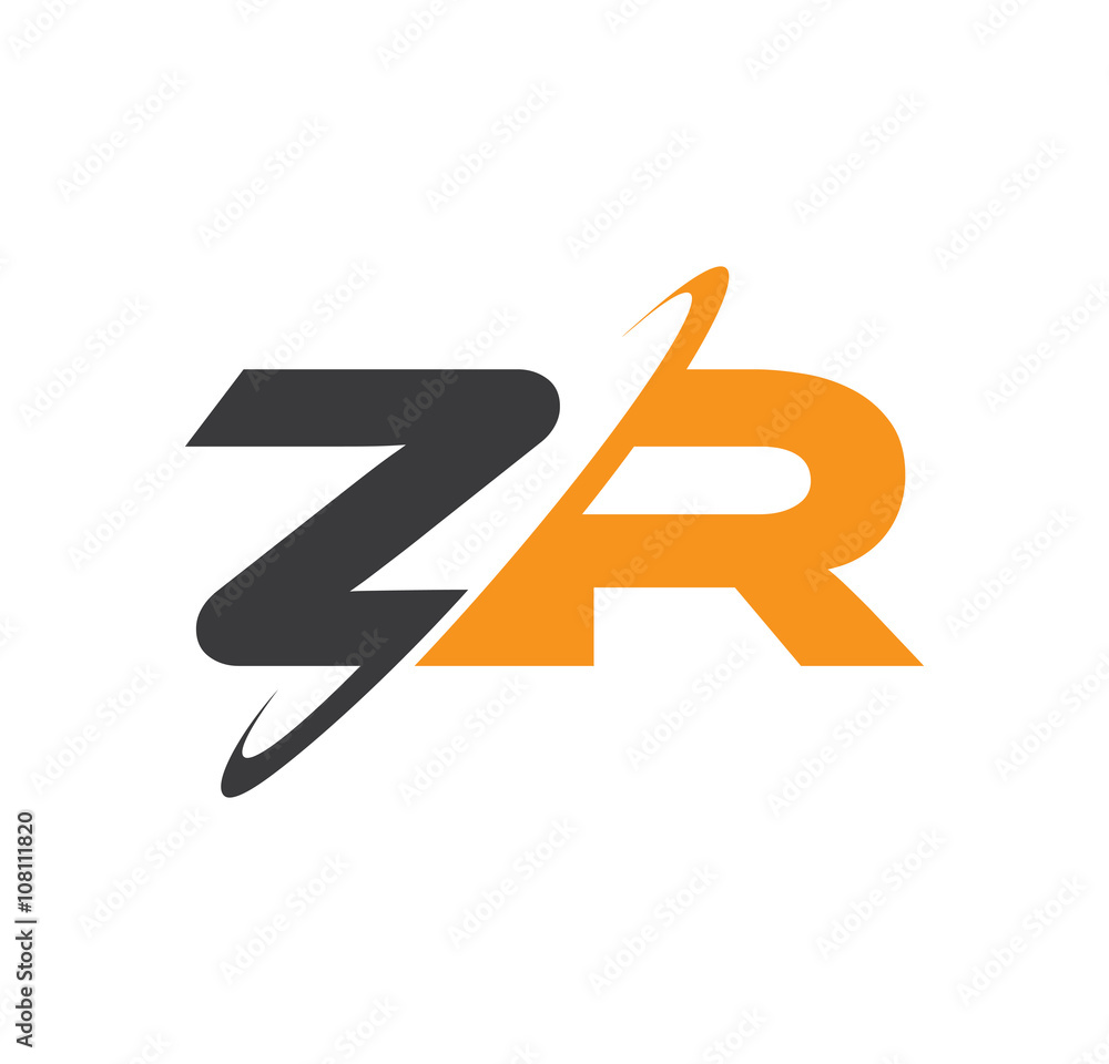 ZR initial logo with double swoosh
ZR initial logo with double swoosh