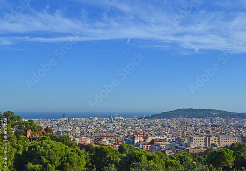 views of Barcelona from Parc Guell