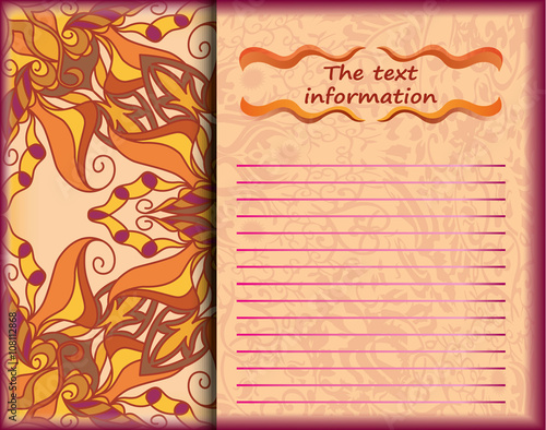Round pattern for print on fabric or paper. Hand-drawn background. Islam, Arabic, Indian, Ottoman motifs. Ethnic, fabric, motifs.