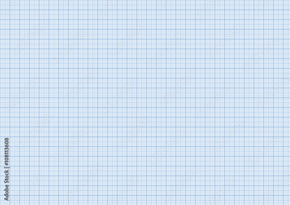 one millimeter graph paper cyan color on a4 size horizontal sheet stock vector adobe stock