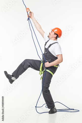 industrial climber man