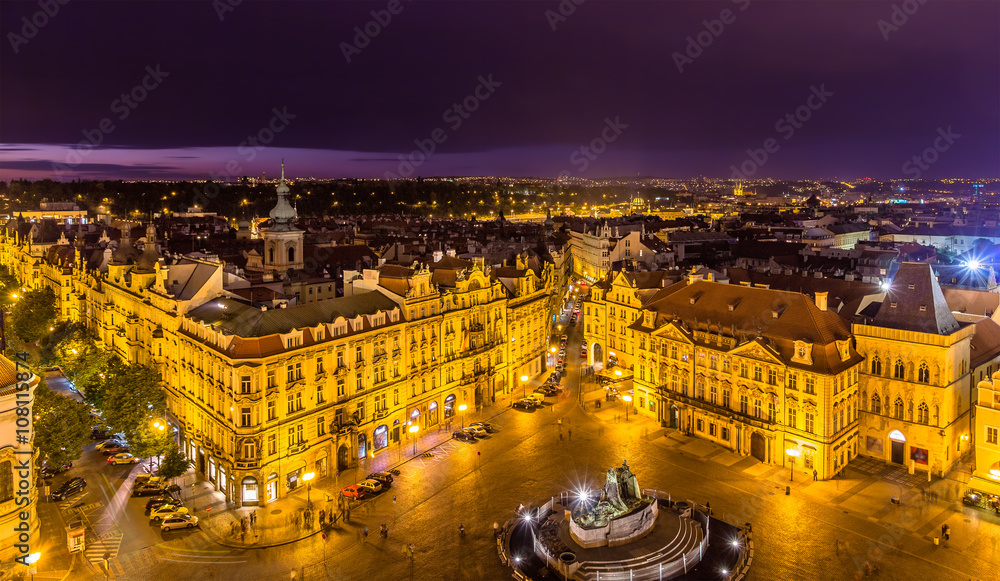 Naklejka premium View of Old Town Square in Prague