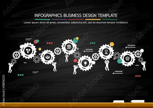 Success idea in gear as inspiration concept