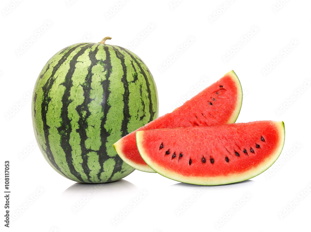 watermelon on white background watermelon on white background
