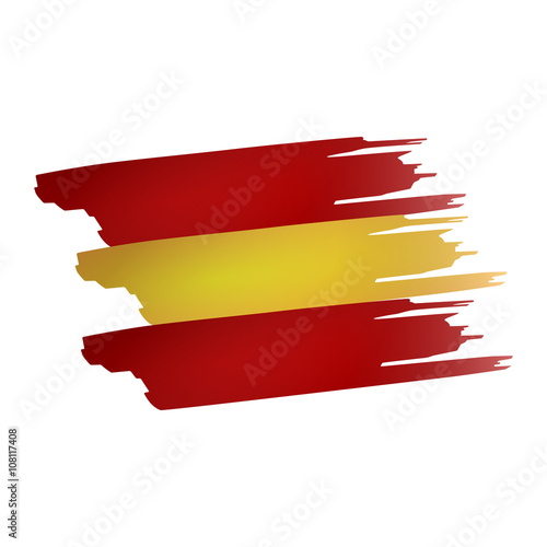 Textmarker als Flagge - Spanien