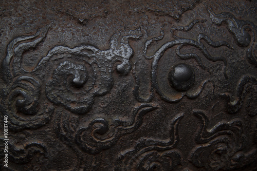 Obraz na plátně Bronze Ding shot in Temple of Marquis Wu in Chengdu, China