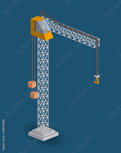crane isometric design 