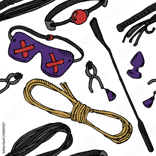 BDSM background pattern