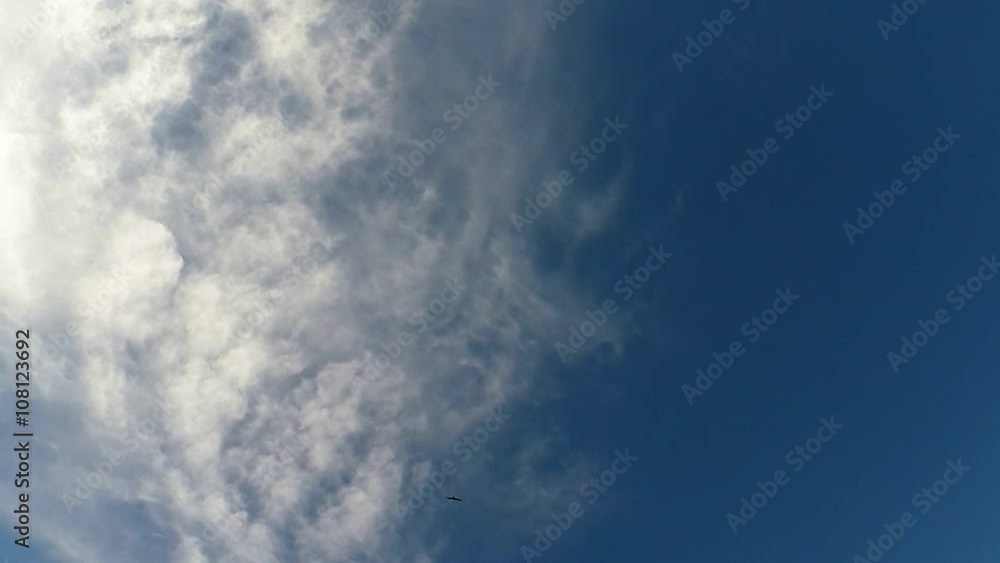 Scattering Clouds Float Over the Rocky Hillside Scattering Clouds Float Over the Rocky Hillside