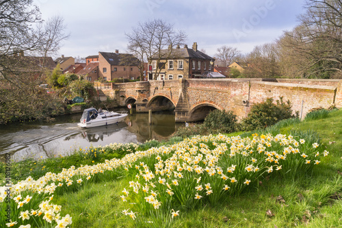 Spring time along the River Wensum in Norwich photo