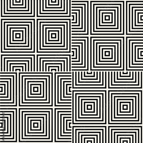 Seamless geometric pattern background vector