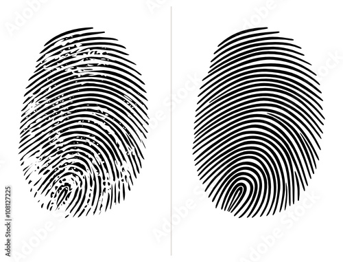 Finger print (clean and damaging)