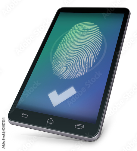 Login with fingerprint on a mobile device