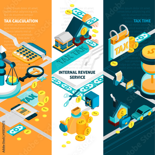  Tax Banners Set 