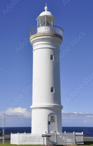Kiama Lighthouse with ocean in the background, New South Wales Australia