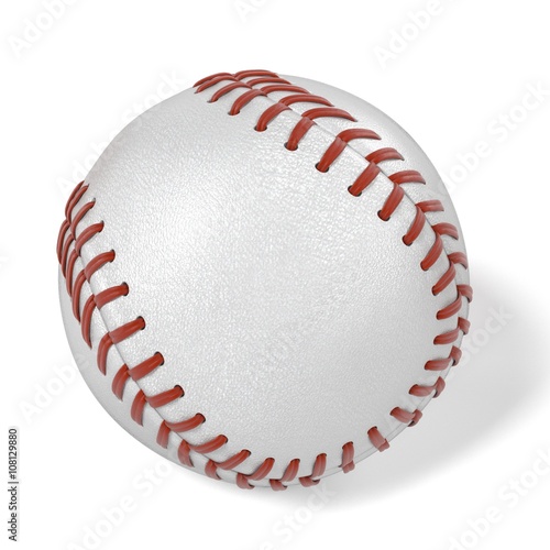 3d rendering of baseball ball