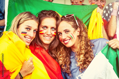 European Female Fans from Germany Spain and Italy