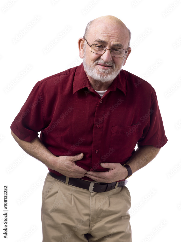 old man with stomach pain old man with stomach pain