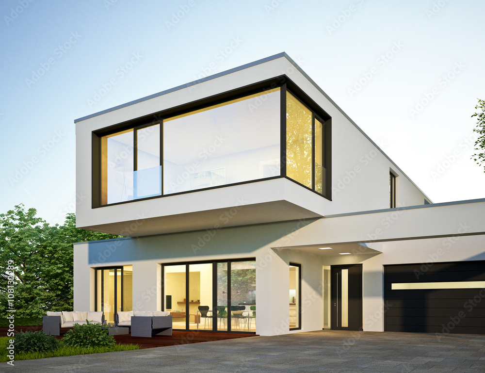 Villa Box Schrägansicht Villa Box Schrägansicht
