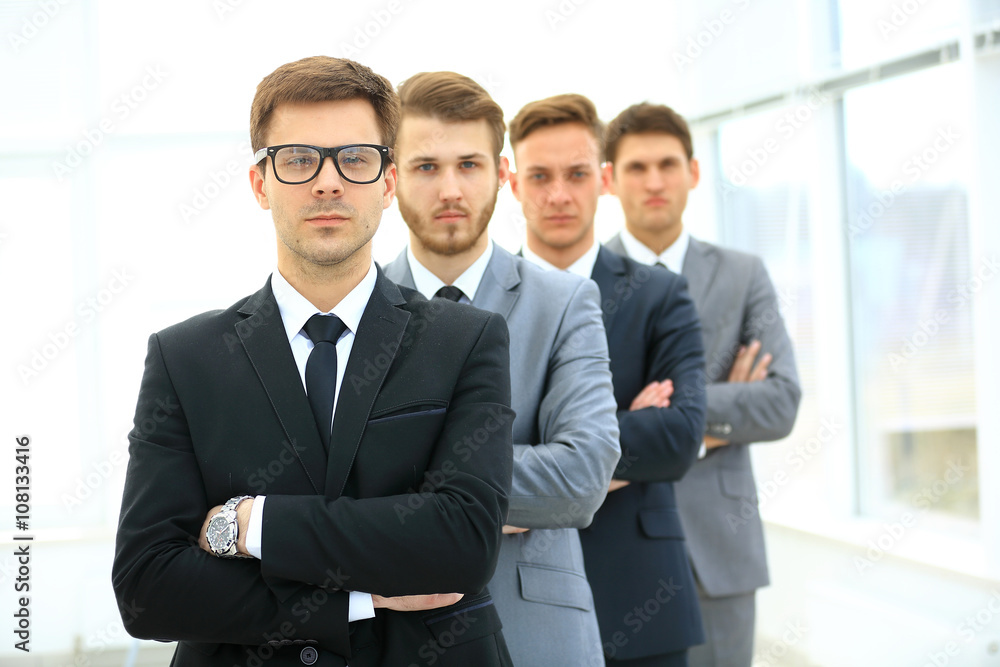 group of successful business team standing in a row group of successful business team standing in a row
