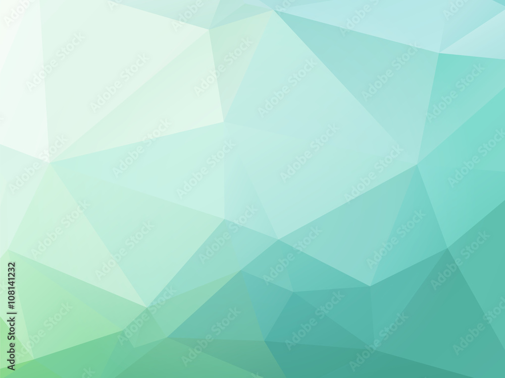 geometric blue green background Stock Vector | Adobe Stock