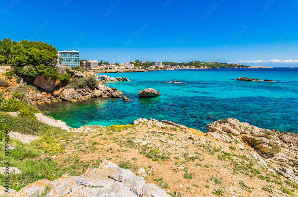 Seaside Majorca view of Cala Ratjada